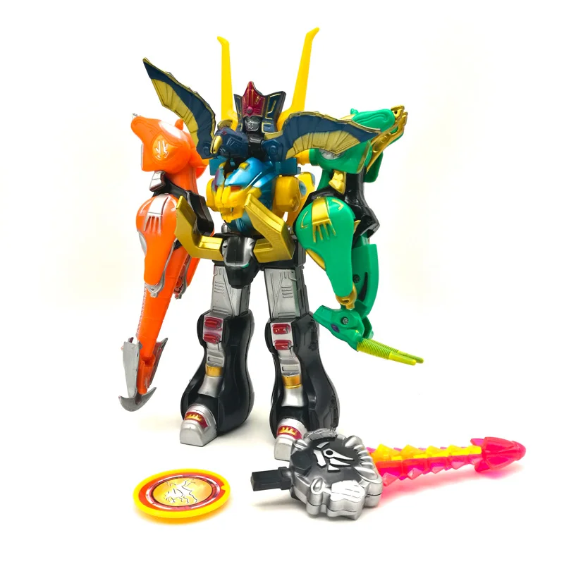 Супер sentai деформации игрушка 5in1 динозавр рейнджер Megazord в собранном виде Dinozords