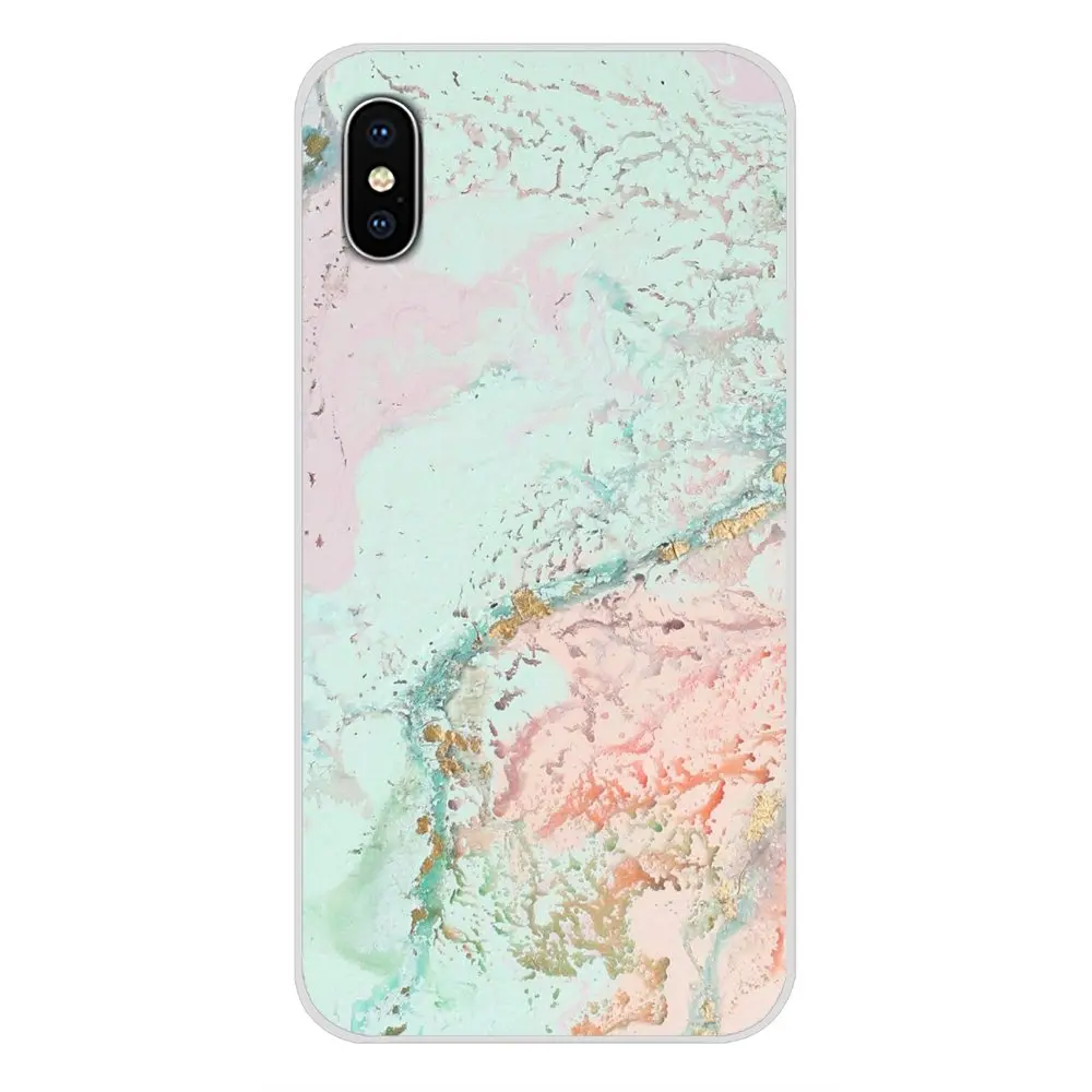 Розовое золото блеск мрамор для Apple IPhone X XR XS 11Pro MAX 4S 5s 5C SE 6S 7 8 Plus ipod touch 5 6 аксессуары