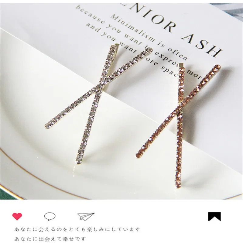 Новые жемчужины горный хрусталь для волос шпильки Европа и Америка простые