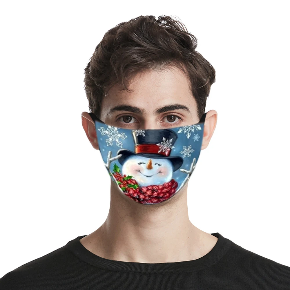 

Cotton Face Adult Christmas Printed Masker Are Washable And Filterable mouth caps Fashion Mouth Caps Adjustable Mascarillas
