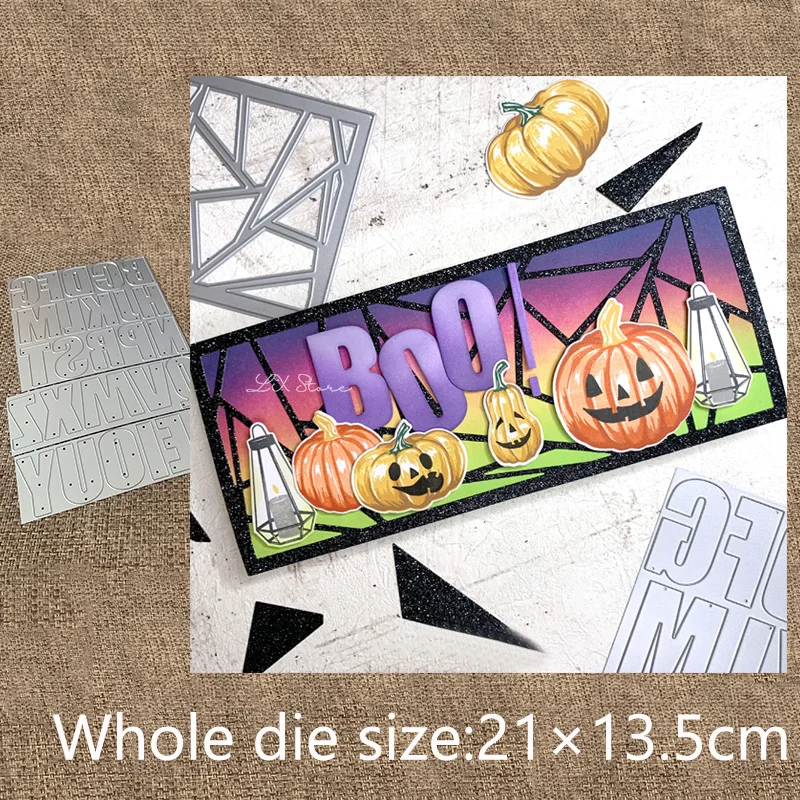 

Новый дизайн, металлический трафарет для рукоделия, пресс-формы, толстые капитальные буквы, высечки для скрапбукинга, альбомные бумажные ка...