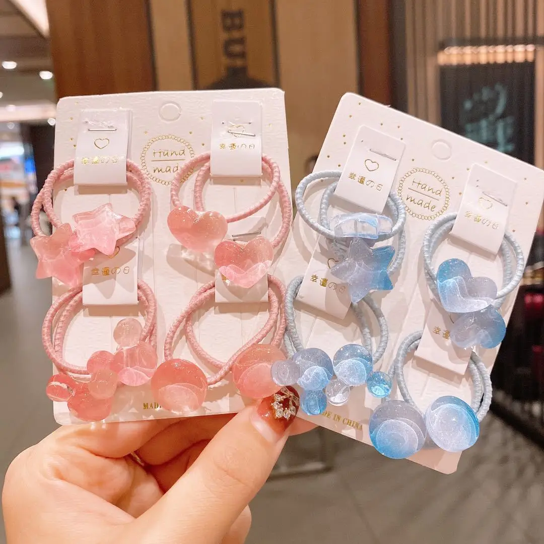 

Simple Cute Child Hair Ties Small Princess Simplicity Color Hair Ropes for Girl Fashion Hair Accessories