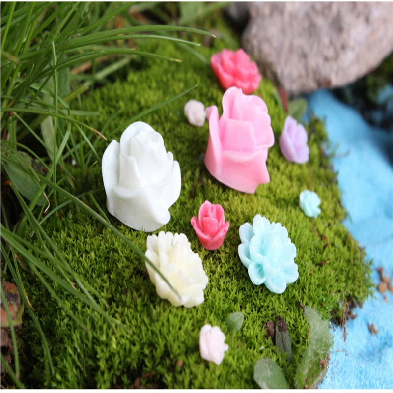 

Colorful Floret Simulation Flower Micro-Landscape Decoration DIY Landscape Decoration Accessories