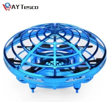 

2 UF O Induction gesture aircraft finger tip ferry fan suspended toy back to the ball toy Remote-controlled drone aircraft Ppopl
