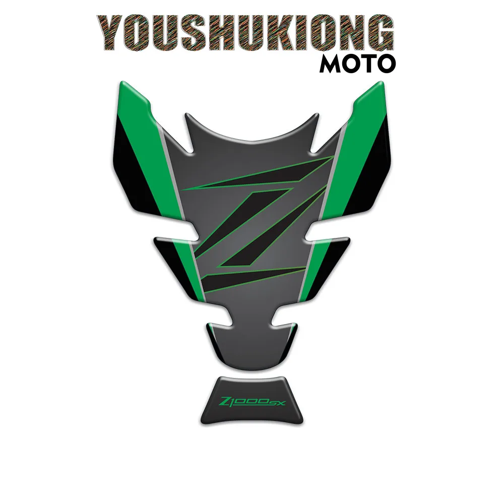 

Motorcycle 3D Rubber Sticker Gas Fuel Oil Tank Pad Protector Cover Decals For Z1000SX NINJA 1000 Tourer Z1000R 2020