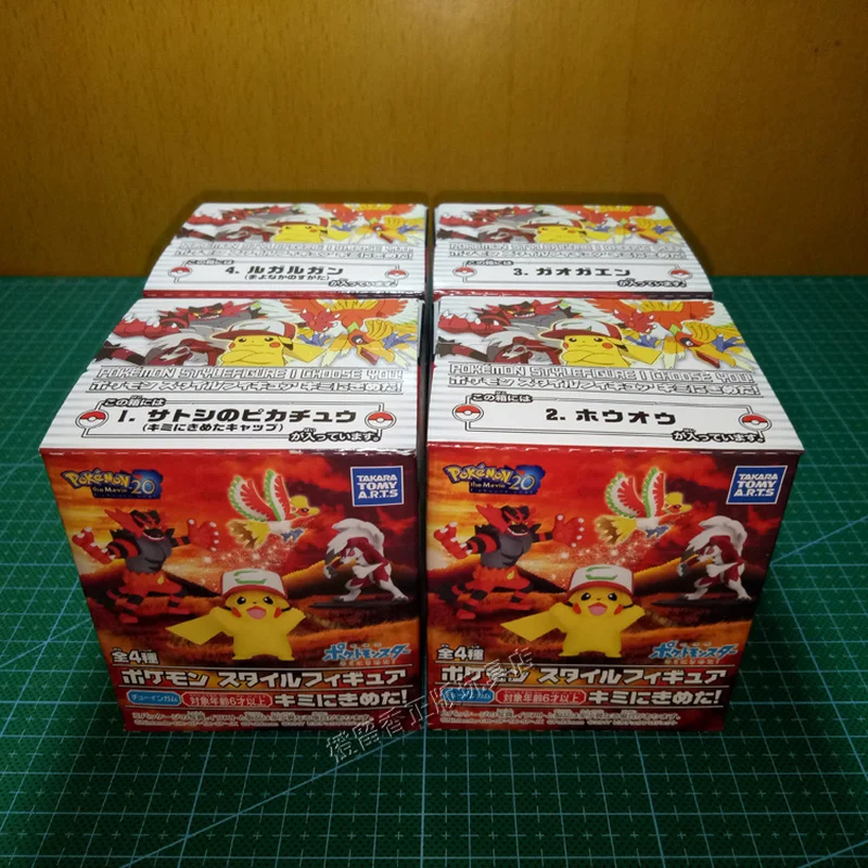 Экшн-фигурка Pokemon T-ARTS EX CASHAPON Pikachu Ho-Oh infineroar Lycanroc коллекция игрушек |