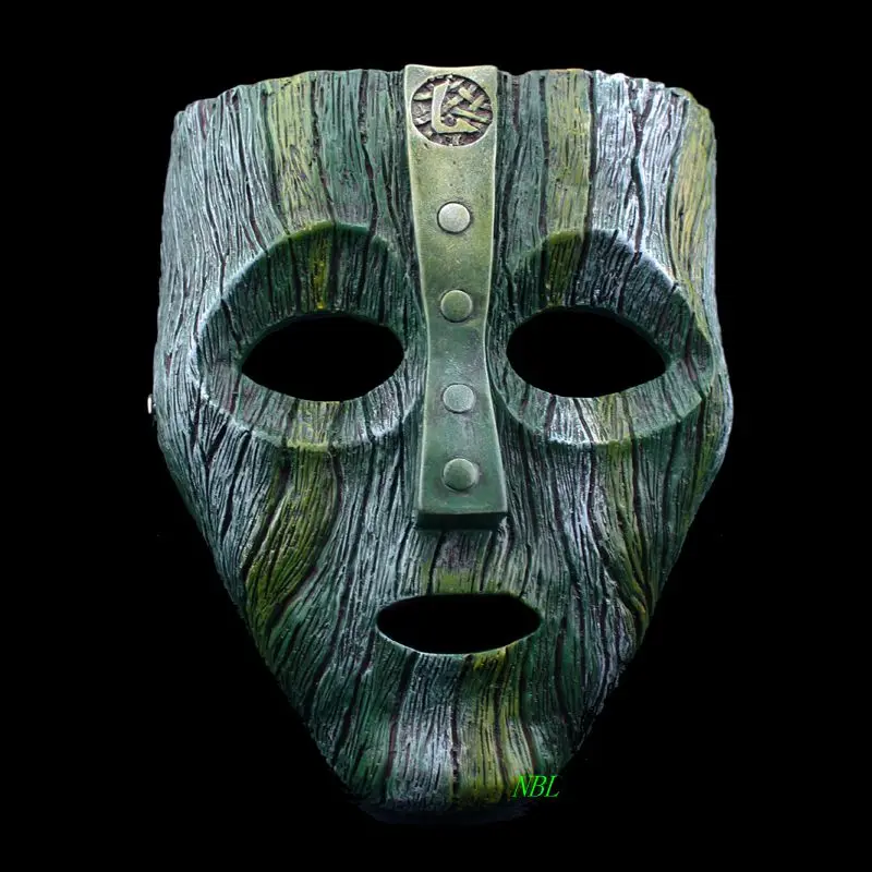 

Jim Carrey Cameron Diaz Venetian Mardi Gras Loki Anonymous Mask The God OF Mischief Masquerade Cosplay Resin Masks FreeShipping