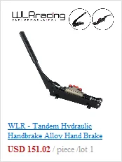 WLR RACING-универсальный гидравлический ручной тормоз E-brake вертикальный/горизонтальный Дрифт для Honda Civic 2/3/4Dr 1992-1995 WLR3632