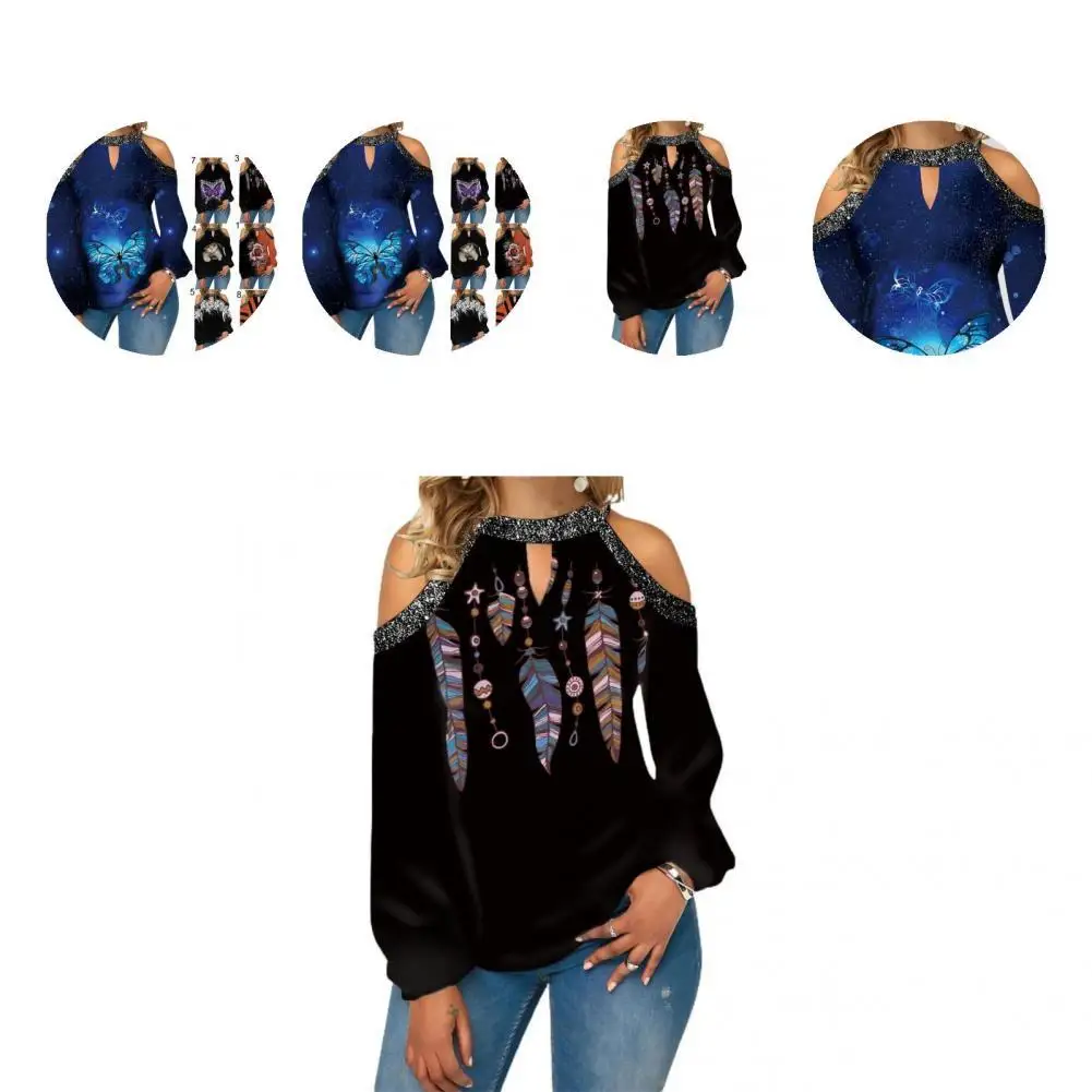 

Женская рубашка с бабочками, свободная рубашка для поездок