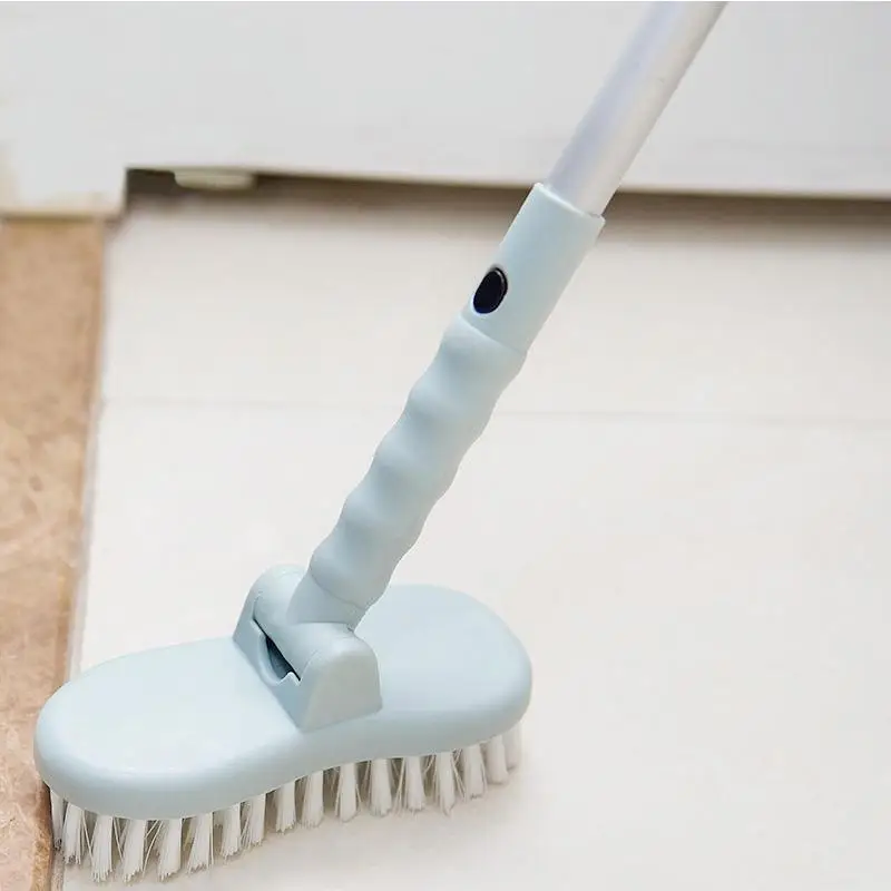 

Hot Bathroom Wall Floor Scrub Brush Long Handle BathTub Shower Tile Cleaning Tool PLD PL88