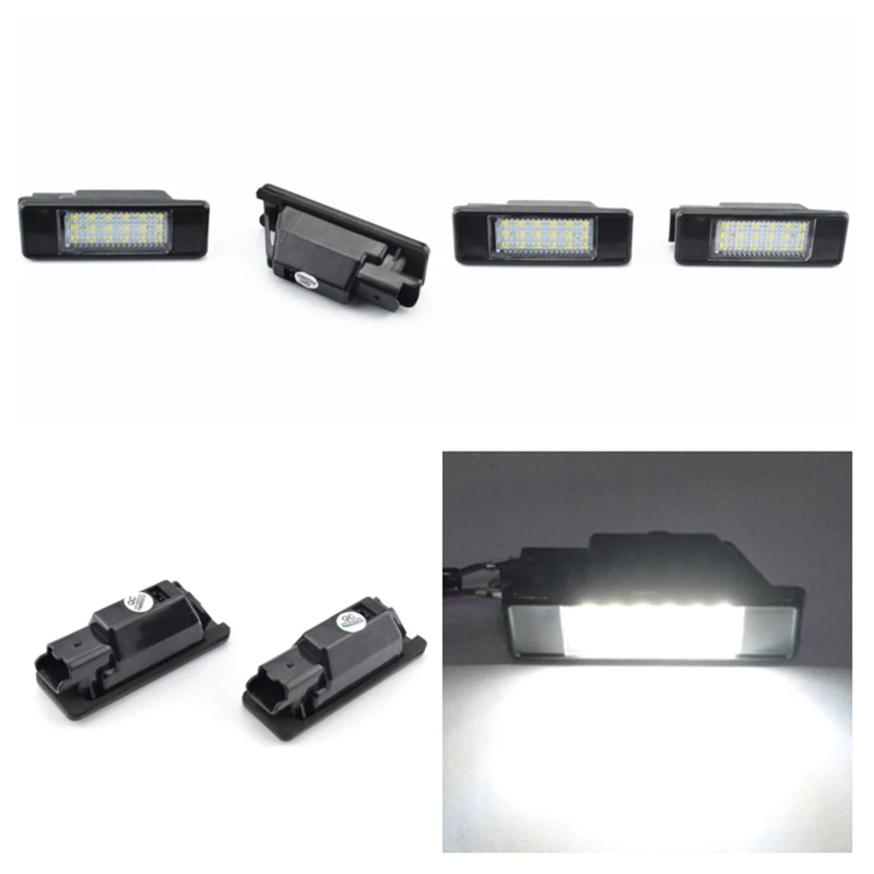 Светодиодный светильник для номерного знака Peugeot 106 1007 207 307 308 3008 406 407 508 SW 607 6500K 12V 2