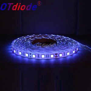 UV Ultraviolet 5050 SMD LED Strip Light 5M Waterproof Ribbon Purple Flexible Tape Lamp DC12V 395-405nm For DJ Fluorescence