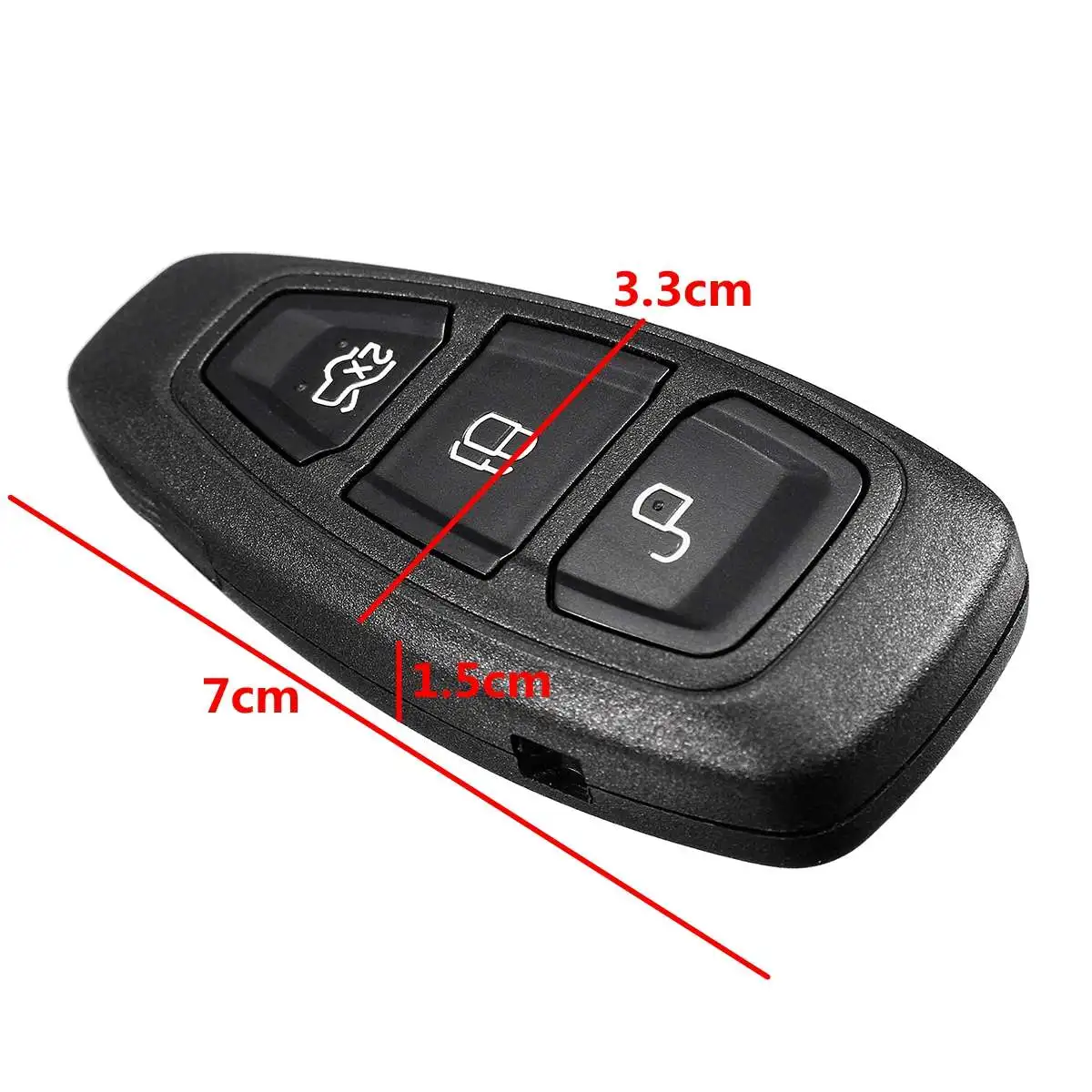 433 МГц 3 кнопки умный полный дистанционный ключ для Ford B Max C Focus Galaxy KR55WK48801 4D83