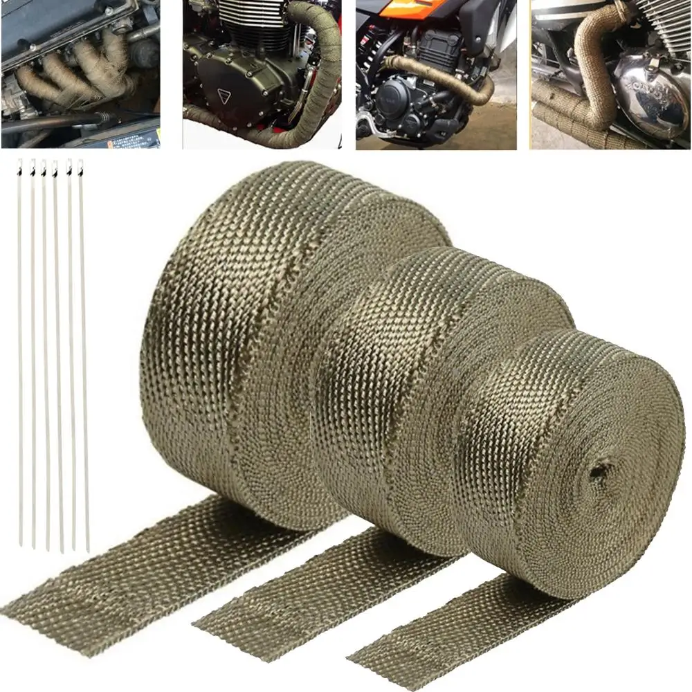 Горячая выхлопная труба коллектор жаростойкая из нержавеющей стали стяжки для