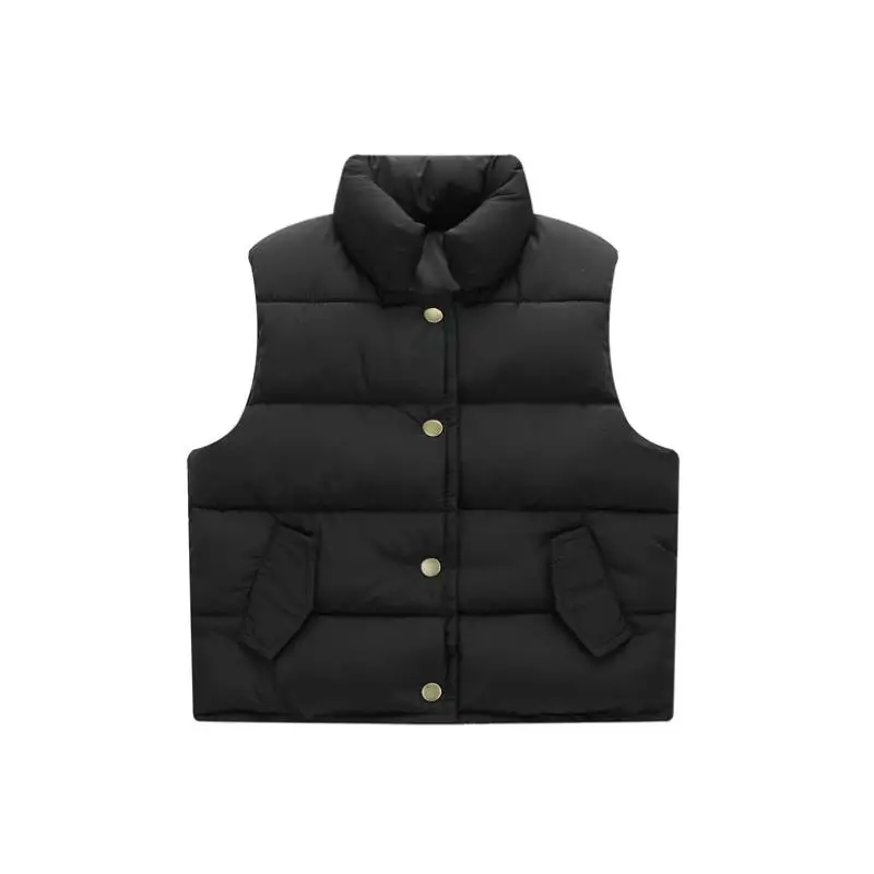 Коллекция 2021 года Осенний теплый жилет для девочек Зимний утепленный мальчиков