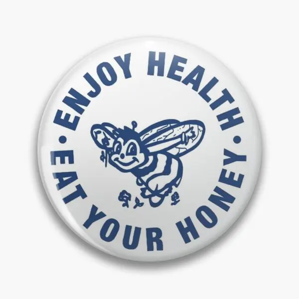 

Enjoy Health Eat Your Honey Logo Soft Button Pin Decor Lapel Pin Badge Metal Jewelry Clothes Gift Fashion Creative Lover Funny