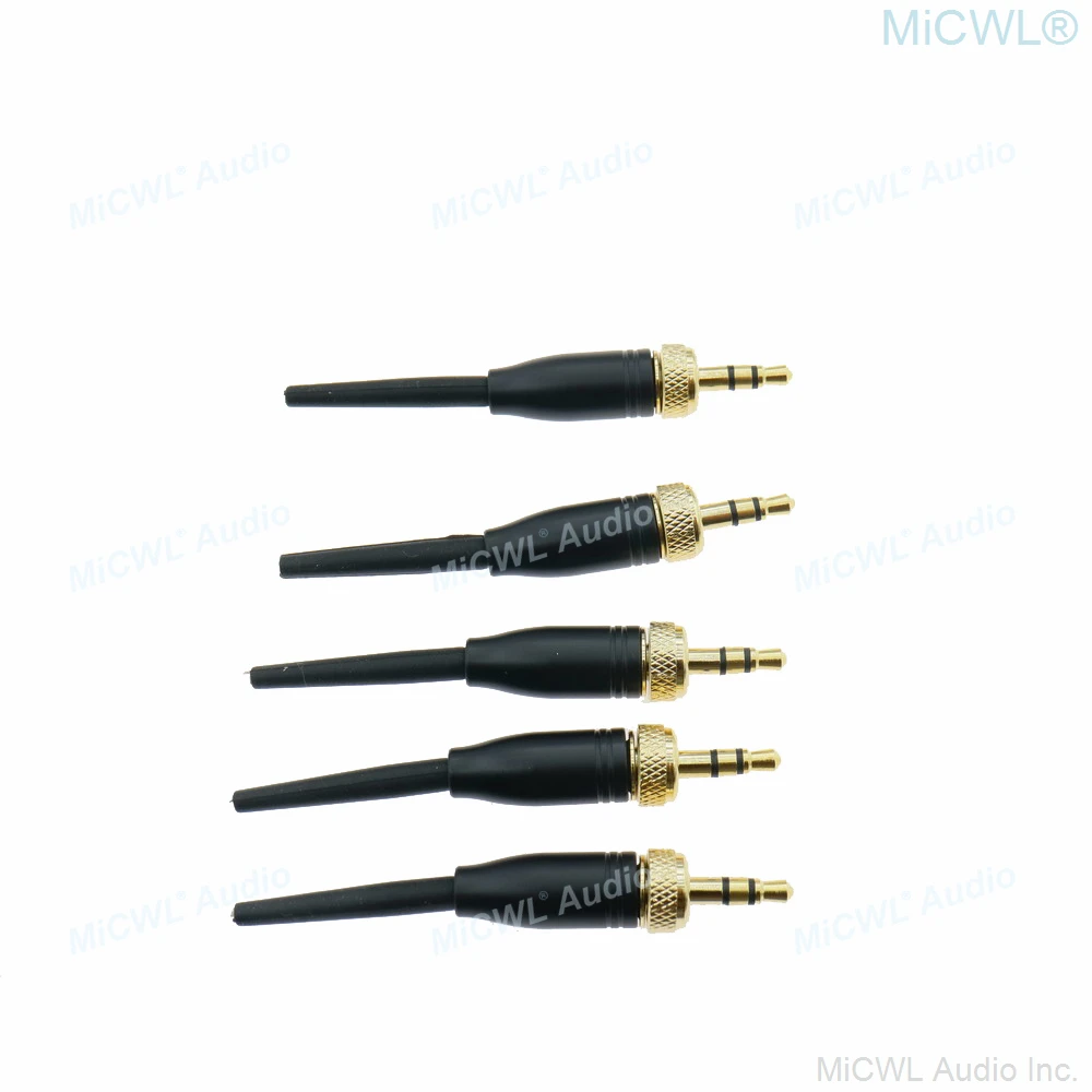 

Pro DIY Spare plug for Sennheiser ME2 ME4 HSP SL Sony V1 D11 Microphones 3.5mm Screw Lock Stereo replaceable Connector