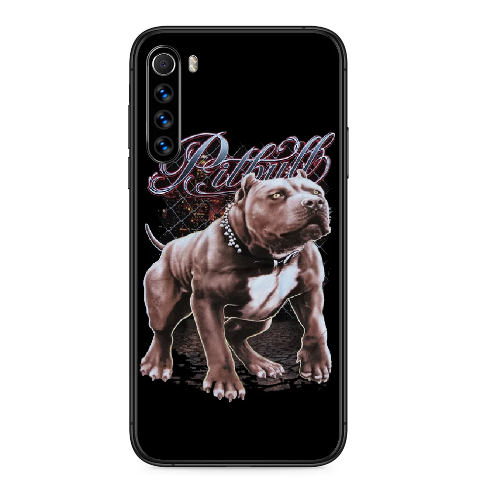 Чехол для телефона Pit Bull Lovely Dog Pitbull Xiaomi Redmi Note 4A 4X 5 6 6A 7 7A 8 8A 4 5A 8T Plus Pro black hoesjes trend Etui |