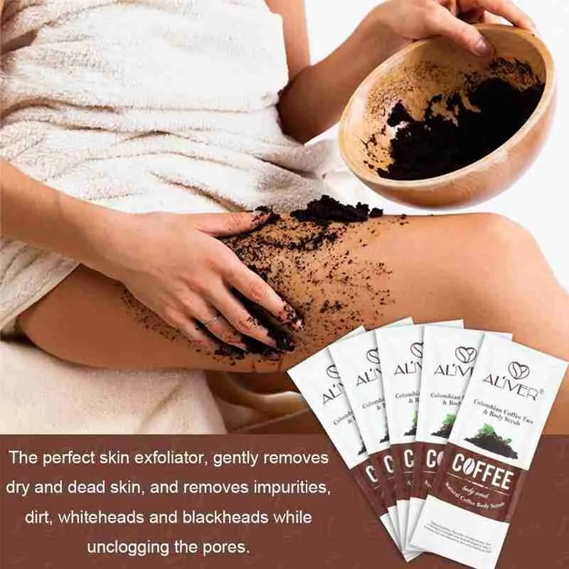 

40G Coffee Scrub Coffee Exfoliating Body Exfoliating Cellulite Exfoliating Moisturizing Anti Acne Dead Moisturizer Salt Sea W5M9
