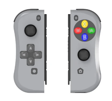 11 цветов для NS Joy-Con(L/R) Беспроводные игровые контроллеры Bluetooth Красный Синий геймпад джойстик для консольный переключатель Nintendo r25 - Цвет: Gray