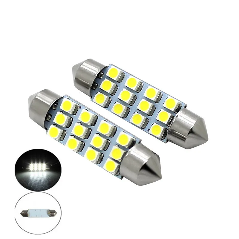 5 шт супер яркий автомобильный светильник КУПОЛ 12 светодиодный s 3528 SMD лампы