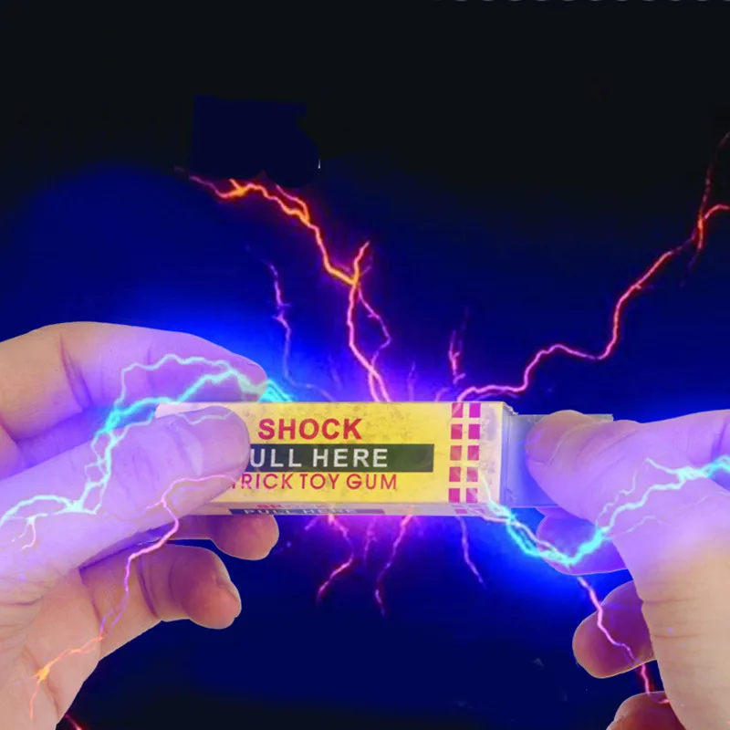 Жевательная резинка с электрошоком безопасность розыгрыш игрушки гаджет