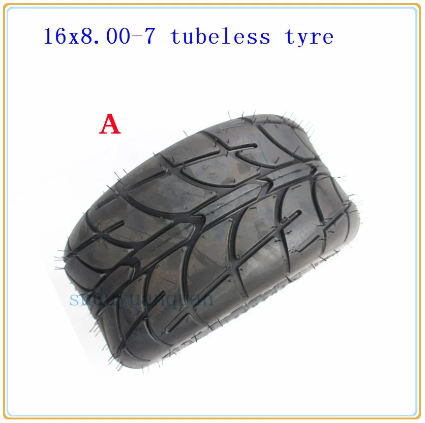 16x8-7 ATV& Go-Kart Off-дорожные шины вездеходы 16x8. 00-7 16/8-7 бескамерные шины шоссейные шины износостойкие вакуумные шины