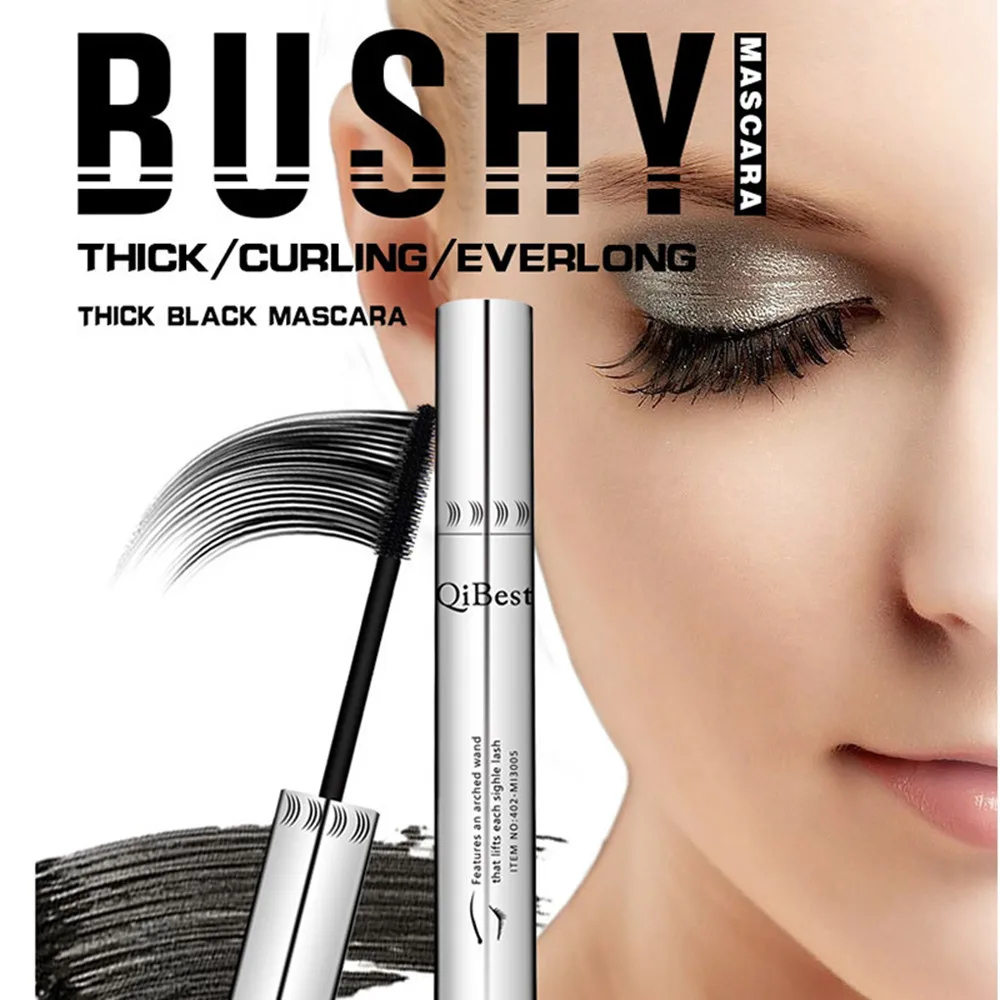Водостойкий макияж для глаз профессиональная Удлиняющая Тушь ресниц тушь с объемом черные ресницы массажа