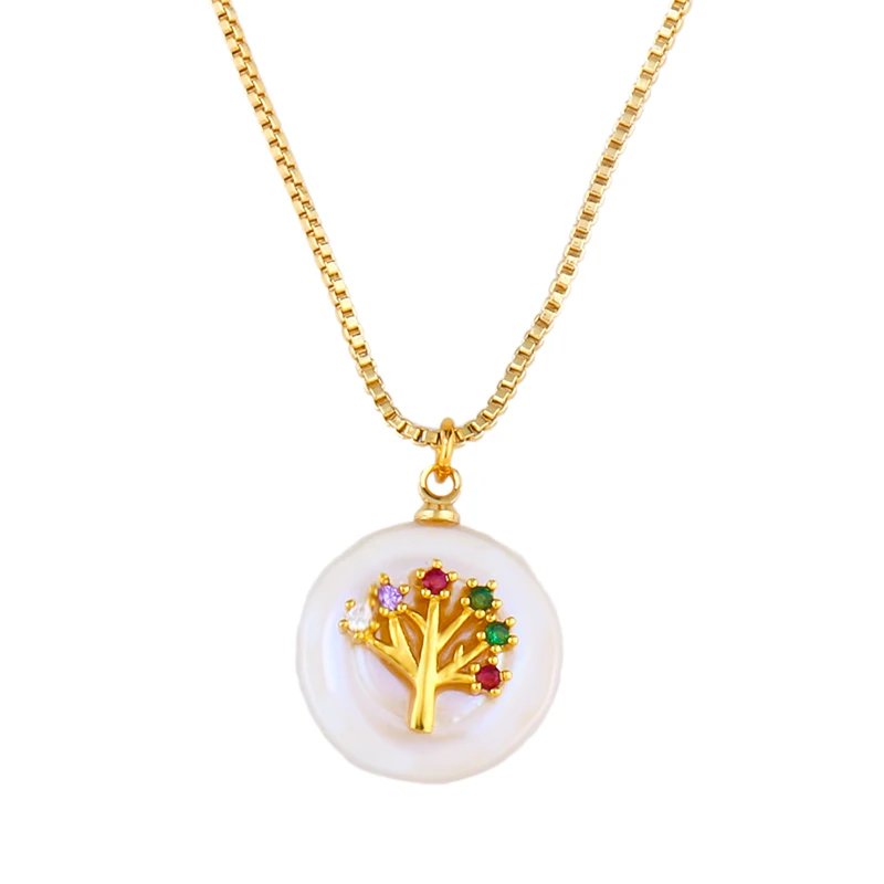 Хамса рука сглаза монета жемчужина ожерелья с подвесками золотые яркий