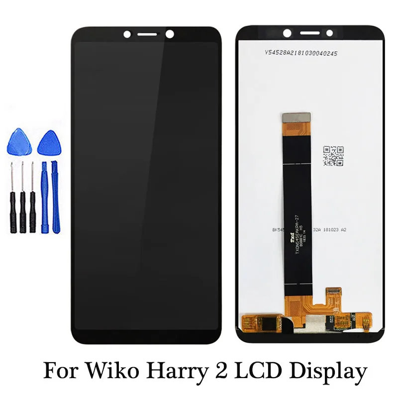 ЖК дисплей для wiko Гарри 2 с сенсорным экраном дигитайзер в сборе сменный