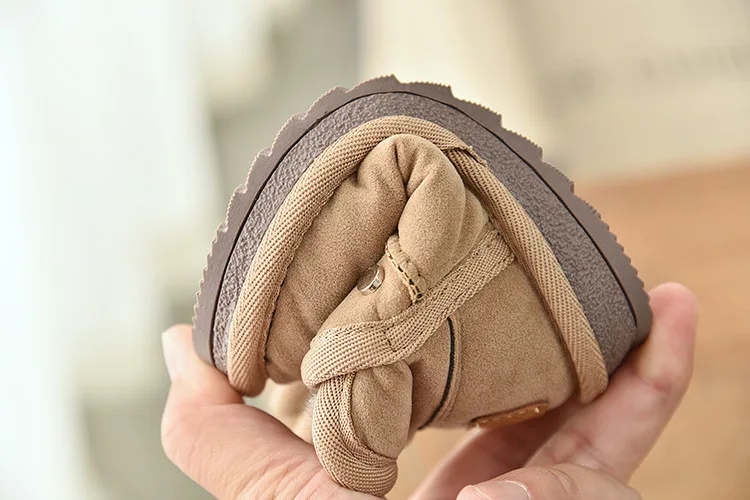 2019 зимние детские ботинки для мальчиков и девочек теплые уличные с заклепками