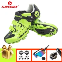 sidebike pro cycling sneakers men women zapatillas ciclismo mountain bike shoes add spd pedals professionla bicycle riding shoes