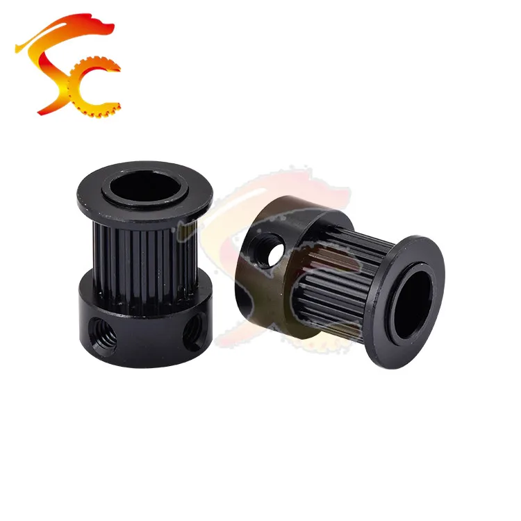 

MXL 20 teeth Aluminium oxidation black Timing Pulleys bore 8mm for belt width 10mm CNC Engraving Machine Accessories