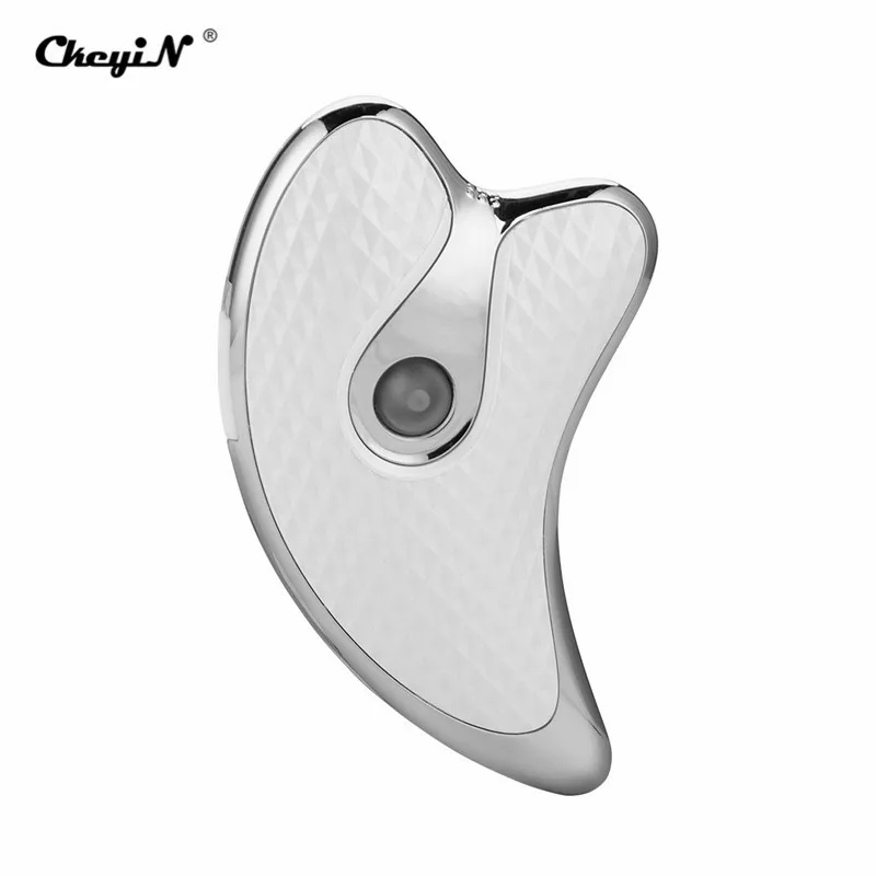 Массажер гуаша для лица и шеи ультразвуковой вибрирующий массажер похудения