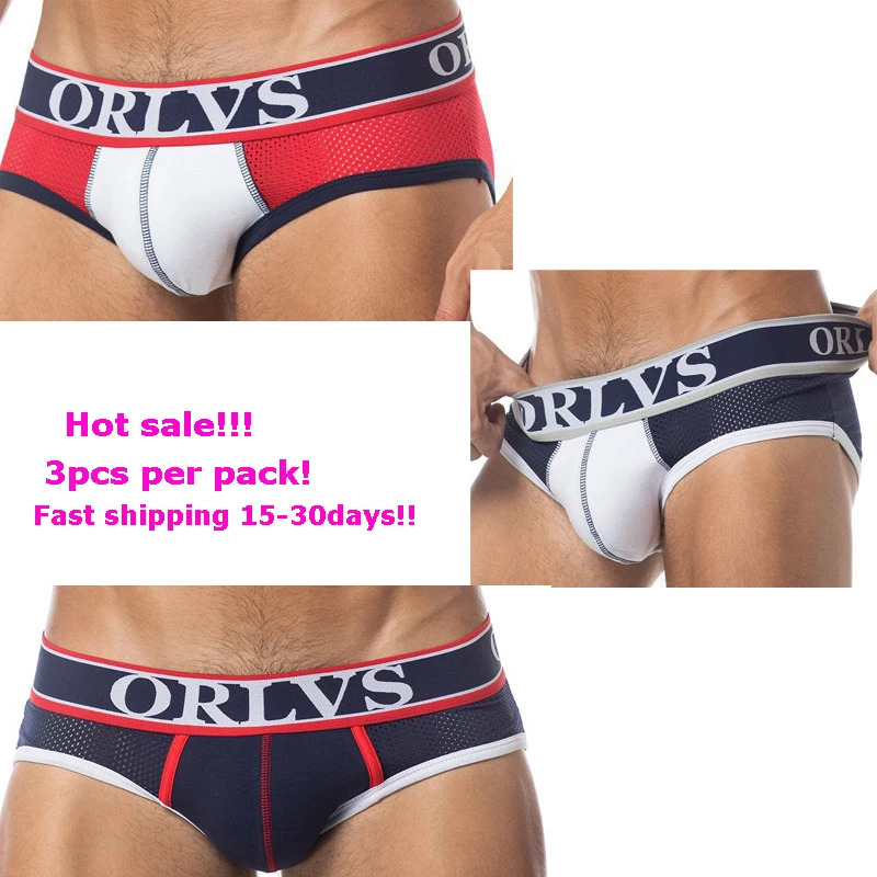 Brand Men Mesh Sexy Jockstrap Gay Underwear jock strap jockstrap cuecas gay tangas hombre Sexy G String Cueca Gay Penis Lingerie - Цвет: 3pcs as photos