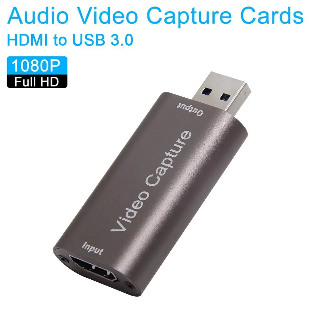 HD 4K 1080P Карта видеозахвата USB 3 0 2 HDMI видео записывающая коробка для PS4 игры DVD