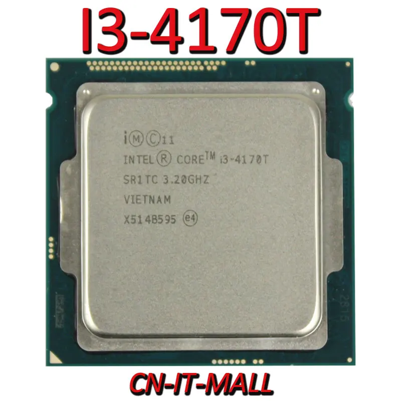 

Pulled I3-4170T CPU 3.2G 3M 2 Core 4 Thread LGA1150 Processor