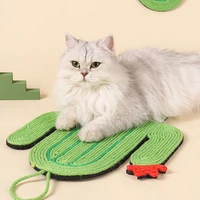 sisal cat scratching mat pet cat scratch pad toy cushion sleeping rug toys sofa mats for pets hanging scratcher accessories