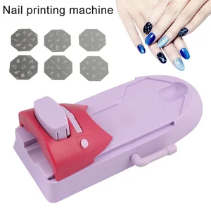 nail art printer easy printing diy pattern stamp manicure machine stamper tool set nail art equipment nail painting machine free global shipping