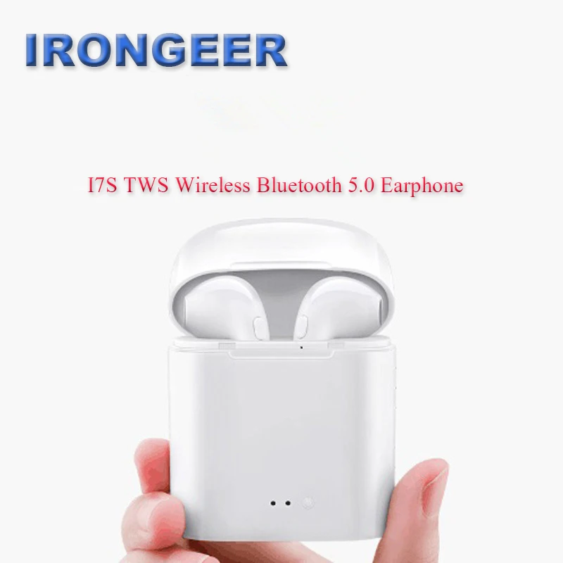 I7s Tws Bluetooth наушники мини беспроводные спортивные свободные с зарядной коробкой