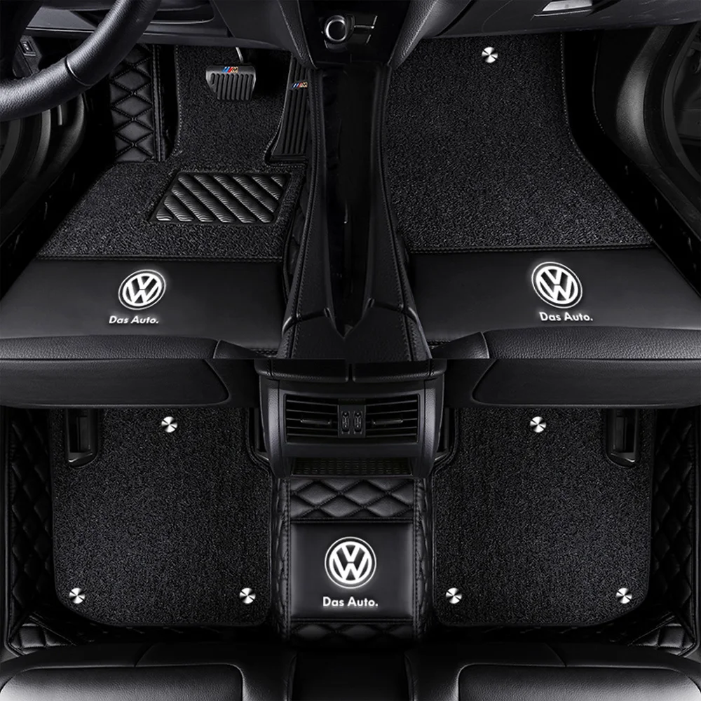 &quotCar floor mats with Logo/Brand Logo for Toyota Camry Corolla Prius Prado Highlander Sienna zelas all weather car styling liners |