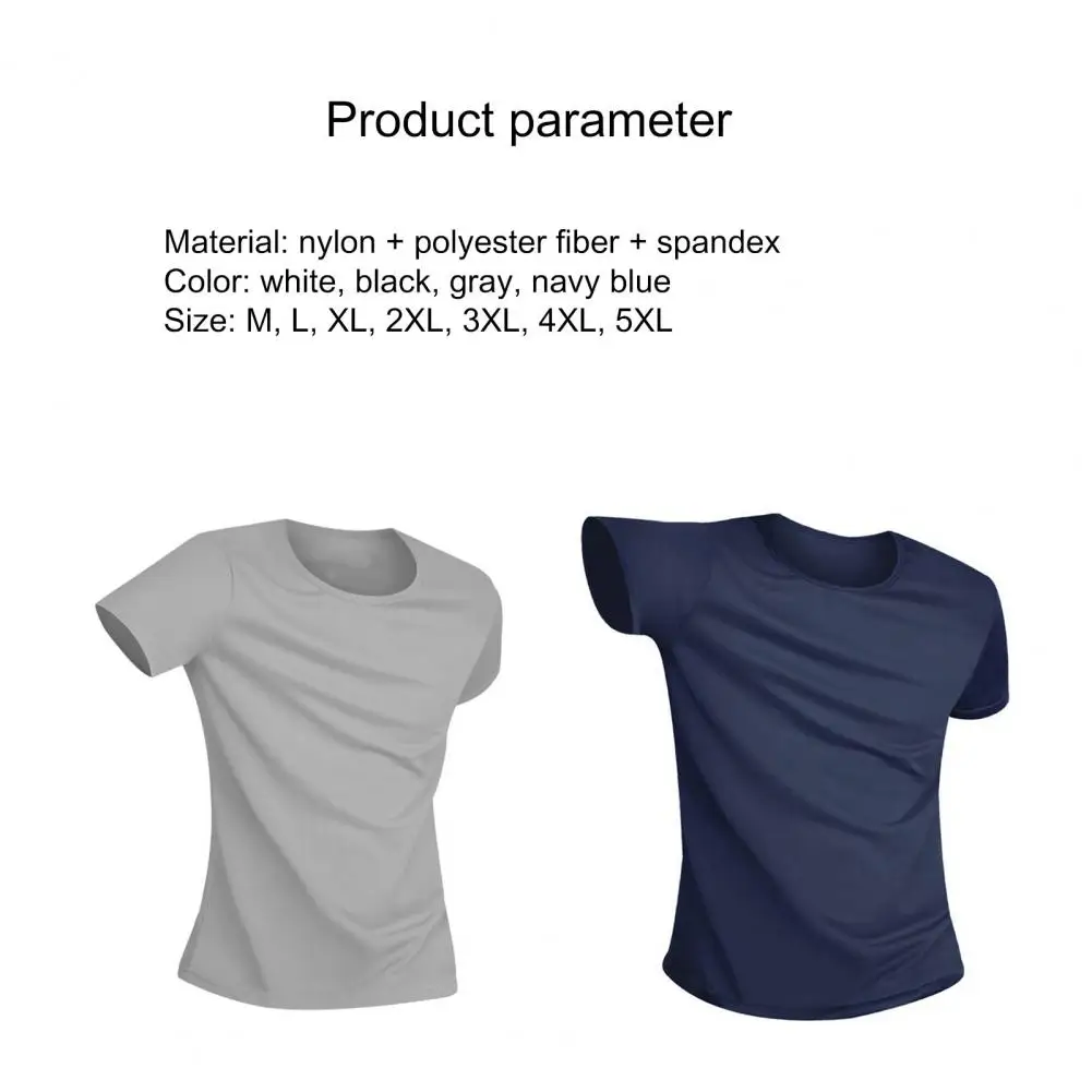 

Spandex Shirts Anti Dirty Stain Proof Polyester Basic Layer Spandex Shirts for Sports