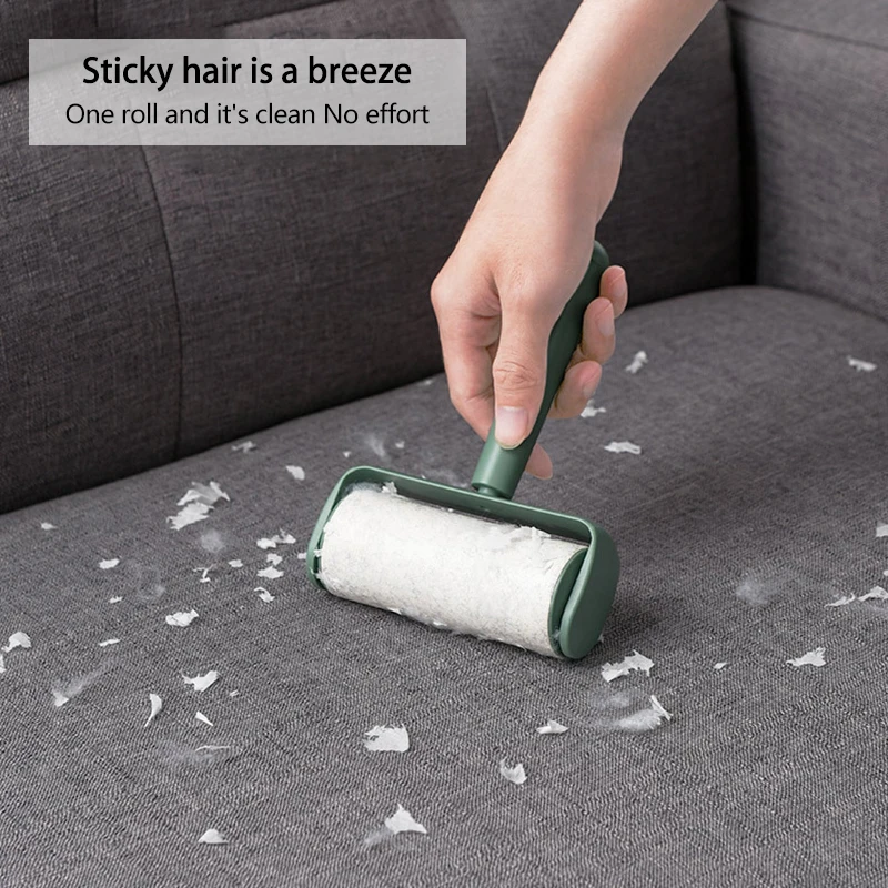 

Hot Portable Pet Hair Remover Roller Removing Dog Cat Hair From Furniture Self-cleaning Lint Pet Hair Remover One Hand Operate