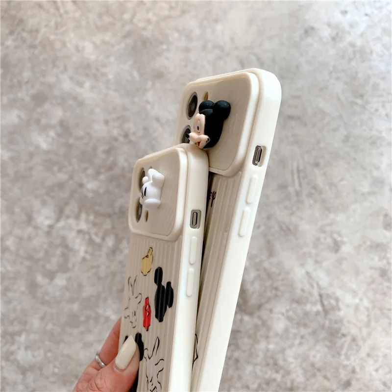 Disney Mickey Mouse Creative Phone Case for iPhone 11 12 Pro Max 6 7 8 plus XR X XS MAX SE Anime shockproof shell cover gift | Дом и сад