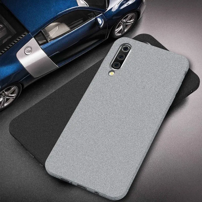 Силиконовый матовый телефон случае для samsung Galaxy A10 A20 A30 A40 A50 A70 A80 A90 S8 S9 S10e S10 плюс Note10 9 8 тонкий Песчаник чехол
