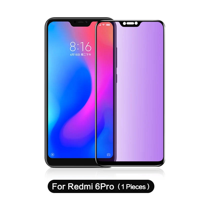 for redmi 6Pro SmartDevil синий светильник закаленное Стекло для Xiaomi mi 8 Защитная пленка для экрана для спортивной камеры Xiao mi 9 SE Red mi Note 7 mi 9 8 SE 6 5 пленка с полным покрытием - Цвет: for redmi 6Pro