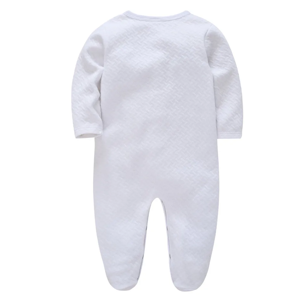 Honeyzone New Born Baby Footies 0-12 Months Long Sleeve Bear Animal Infant Jumpsuits One-Pieces Boy Girl Clothes Playsuits | Детская
