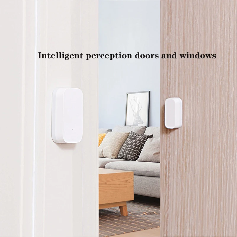 

Original Xiaomi Aqara Door Window Sensor Zigbee Wireless Connection Smart Mini door sensor Work With Android IOS Mijia App