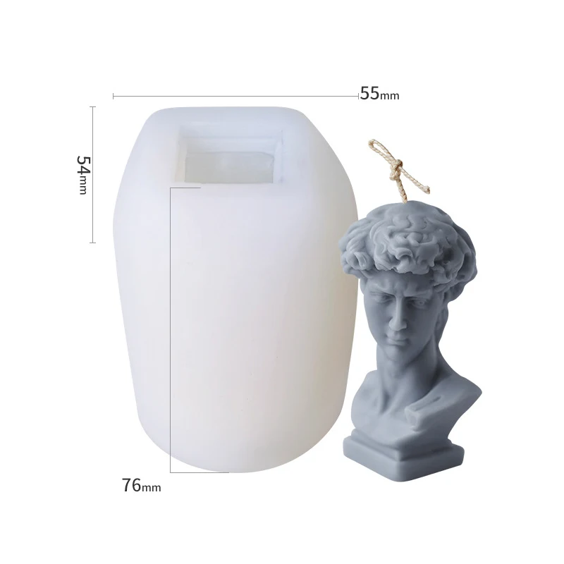 

3D Venus Goddess David Silicone Resin Moulds Roman Style Candles Soap Making Tool Home Wedding Decoration For DIY Craft Making