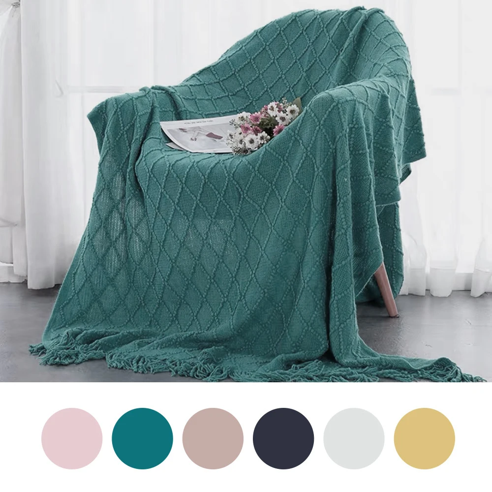 Мягкие зимние постельное белье для диванов покрывало Домашний декор DropShopping